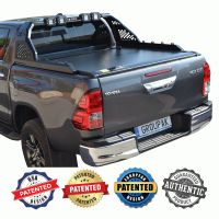 ΚΑΠΑΚΙ ΚΑΡΟΤΣΑΣ ΡΟΛΟ ΑΛΟΥΜΙΝΙΟΥ ΜΕ 4LED ROLL-BAR TEK 2 MAX 9080 ROLL+RB 431LED TOYOTA HILUX REVO 2016+ & HILUX 2021+