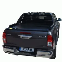 ΚΑΠΑΚΙ ΚΑΡΟΤΣΑΣ ΡΟΛΟ ΑΛΟΥΜΙΝΙΟΥ ΜΕ 4LED ROLL-BAR TEK 2 MAX 9080 ROLL+RB 431LED TOYOTA HILUX REVO 2016+ & HILUX 2021+