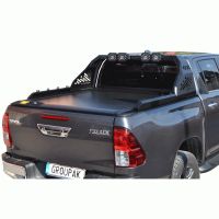 ΚΑΠΑΚΙ ΚΑΡΟΤΣΑΣ ΡΟΛΟ ΑΛΟΥΜΙΝΙΟΥ ΜΕ 4LED ROLL-BAR TEK 2 MAX 9080 ROLL+RB 431LED TOYOTA HILUX REVO 2016+ & HILUX 2021+