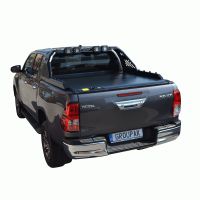 ΚΑΠΑΚΙ ΚΑΡΟΤΣΑΣ ΡΟΛΟ ΑΛΟΥΜΙΝΙΟΥ ΜΕ 4LED ROLL-BAR TEK 2 MAX 9080 ROLL+RB 431LED TOYOTA HILUX REVO 2016+ & HILUX 2021+