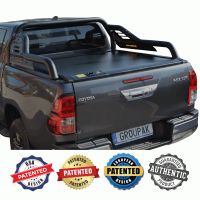 ΚΑΠΑΚΙ ΚΑΡΟΤΣΑΣ ΡΟΛΟ ΑΛΟΥΜΙΝΙΟΥ ΜΕ SPORT ROLL-BAR TEK 2 MAX 9080 ROLL+RB 424BL TOYOTA HILUX REVO 2016+ & HILUX 2021+