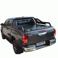 ΚΑΠΑΚΙ ΚΑΡΟΤΣΑΣ ΡΟΛΟ ΑΛΟΥΜΙΝΙΟΥ ΜΕ SPORT ROLL-BAR TEK 2 MAX 9080 ROLL+RB 424BL TOYOTA HILUX REVO 2016+ & HILUX 2021+