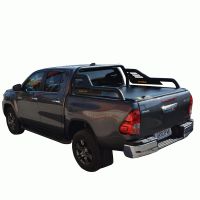 ΚΑΠΑΚΙ ΚΑΡΟΤΣΑΣ ΡΟΛΟ ΑΛΟΥΜΙΝΙΟΥ ΜΕ SPORT ROLL-BAR TEK 2 MAX 9080 ROLL+RB 424BL TOYOTA HILUX REVO 2016+ & HILUX 2021+