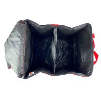 Θήκη Οργάνωσης Πορτ-Παγκάζ Αυτοκινήτου Πτυσσόμενη Με Φερμουάρ Και Τσέπες Looney Tunes Sylvester & Tweety 30x39x24cm Κόκκινη