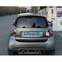 Αεροτομή Πορτ Παγκάζ Για Smart Fortwo 453 2014+ Brabus Style Από Abs Πλαστικό