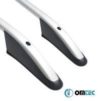 Μπάρες Οροφής Railing Για Peugeot 3008 2009-2016 SUV T8 Ασημί 2 Τεμάχια