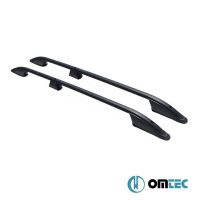 Μπάρες Οροφής Railing Για Peugeot 3008 2009-2016 SUV T8 Μαύρες 2 Τεμάχια