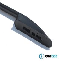 Μπάρες Οροφής Railing Για Mercedes-Benz Citan 2013-2021 MVN W415 /Renault Kangoo 2008-2021 MVN FC Μαύρες 2 Τεμάχια