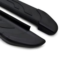 Πλαινά Σκαλοπάτια FABA (Black-193cm) 2 Τεμάχια Αλουμινίου Χωρίς Βάσεις