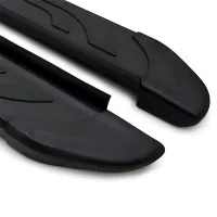 Πλαινά Σκαλοπάτια FABA (Black-193cm) 2 Τεμάχια Αλουμινίου Χωρίς Βάσεις