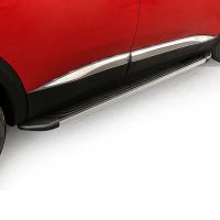 Πλαινά Σκαλοπάτια APA (Silver-203cm) 2 Τεμάχια Αλουμινίου Χωρίς Βάσεις