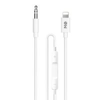 Καλώδιο Ήχου Aux 3.5mm Σε Lightning Λευκό 1m ON Mobile Accessories 1 Τεμάχιο