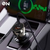 Φορτιστής Αναπτήρα Αυτοκινήτου Με 2 Θύρες Usb & USB-c 12-24V Διάφανος