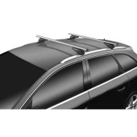 MENABO ΜΠΑΡΕΣ ΑΛΟΥΜΙΝΙΟΥ ARIEM 118.5 cm ΣΕ ΑΣΗΜΙ ΧΡΩΜΑ ΓΙΑ Audi A3 (8Y) Sportback 5 doors 2020> ΜΕ FLUSH ή RAISED RAILS - 2 ΤΕΜ. (14700/MB)