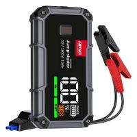 Amio - Φορητός Εκκινητής Μπαταρίας 3 σε 1 τύπου Jump Starter με Φως LED και Powerbank τάση λειτουργίας 12V απόδοσης 12Ah 500-1000A για Επιβατικά Αυτοκίνητα - 1 τεμ. (04676/AM)