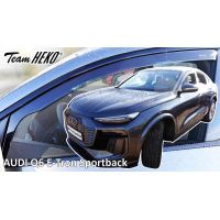 Heko - Ανεμοθραύστες για Audi Q6 E-Tron Sportback 5 Doors 2024+ Ζευγάρι Απο Εύκαμπτο Φιμέ Πλαστικό - 2 τεμ. (ΑΝΕΜ.20201)