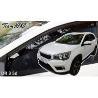 Heko - Ανεμοθραύστες για Dr 3 5 Doors 2018-2022 Ζευγάρι Απο Εύκαμπτο Φιμέ Πλαστικό - 2 τεμ. (ΑΝΕΜ.29135)