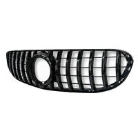 Μάσκα Για Mercedes-Benz GLC-Class X253 19+ Facelift Standard Προφυλακτήρα GT Panamericana Design Γυαλιστερή Μαύρη