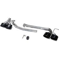 Μπούκες Εξάτμισης Για Mercedes-Benz C-Class W204 Amg Black (2 Διπλές)
