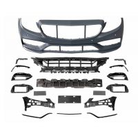 Μπροστινός Προφυλακτήρας Για Mercedes-Benz C-Class W205 S205 A205 C205 Limousine T-Model Coupe Cabriolet 14-21 Amg C63s Facelift Look
