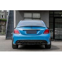 Πισινός Προφυλακτήρας Για Mercedes-Benz C-Class W205 Sedan 14-21 Amg C63s Facelift Look
