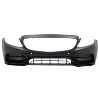 Body Kit Για Mercedes-Benz C-Class W205 14-20 Sedan Amg C63s Facelift Look Με Μάσκα & Μπούκες Black Edition