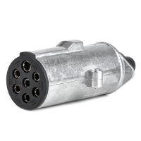 Amio – Πρίζα Κοτσαδόρου 24V 7PIN Type N Αλουμινίου Heavy Duty για Ασφαλή Σύνδεση & Καθημερινή Χρήση – 1 Τεμ. (04790/AM)