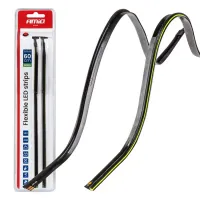 Amio – Ταινία LED COB 12V Πράσινη 2x30cm Flexible Πλαϊνού Φωτισμού για Σήμανση & Εντυπωσιακό Φως – Σετ 2 Τεμ. (04577/AM)