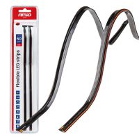 Amio – Ταινία LED COB 12V Κόκκινη 2x30cm Flexible Πλαϊνού Φωτισμού για Σήμανση & Δυναμικό Φως – Σετ 2 Τεμ. (04576/AM)