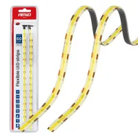 Amio – Ταινία LED COB 12V Λευκή 2x30cm Flexible για Ισχυρό Εσωτερικό Φωτισμό & Easy Install – Σετ 2 Τεμ. (04569/AM)