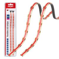 Amio – Ταινία LED COB 12V Ροζ 2x30cm Flexible για Εντυπωσιακό Εσωτερικό Φωτισμό & Easy Install – Σετ 2 Τεμ. (04570/AM)