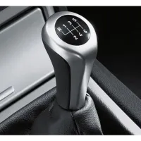 Πόμολο Λεβιέ Ταχυτήτων Bmw Με 6 Ταχύτητες Μαύρο / Ασημί E90 Look