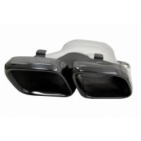 Diffuser Πίσω Προφυλακτήρα Για Mercedes-Benz C-Class W205 14-20 Sedan Amg 63 Look Με Μαύρες Μπούκες