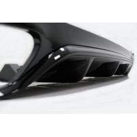 Diffuser Πίσω Προφυλακτήρα Για Mercedes-Benz E-Class W213 16-19 Με Amg Line Προφυλακτήρα Μαύρο Amg 63 Look Με Μαύρες Μπούκες