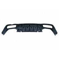 Diffuser Πίσω Προφυλακτήρα Για Mercedes-Benz E-Class W213 16-19 Με Amg Line Προφυλακτήρα Μαύρο Amg 63 Look Με Μαύρες Μπούκες
