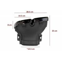 Diffuser Πίσω Προφυλακτήρα Για Mercedes-Benz E-Class W213 16-19 Με Amg Line Προφυλακτήρα Μαύρο Amg 63 Look Με Μαύρες Μπούκες
