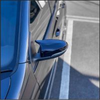 Καπάκια Καθρεφτών Για VW Golf VI (6) 08-12, Touran 10-15 R Look Κουμπωτά Μαύρο Γυαλιστερό 2 Τεμάχια