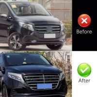 Μάσκα Για Mercedes-Benz Vito W447 / W448 24+ Amg Look Χρώμιο/Μαύρο 1  Τεμάχιο