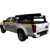 ΚΑΠΑΚΙ ΚΑΡΟΤΣΑΣ ΡΟΛΟ ΑΛΟΥΜΙΝΙΟΥ ΜΕ ROLL-BAR ΣΚΗΝΗΣ ΚΑΙ ΠΟΛΛΑΠΛΩΝ ΕΦΑΡΜΟΓΩΝ ΚΑΙ ΠΛΑΪΝΗ ΤΕΝΤΑ ΣΚΙΑΣΗΣ 270 ΜΟΙΡΕΣ TEK 2 MAX 9080 ROLL+RB 418 TENT+WA03-270-FAST ISUZU D-MAX 2012+&2016+