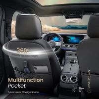 Καλύμματα Αυτοκινήτου Otom Masterclass Design Universal Sued / Rachel / Δερματίνη Σετ Εμπρός / Πίσω 11 Τεμαχίων Μαύρο Με Κόκκινο Κέντημα MST-102