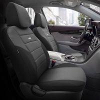 Καλύμματα Αυτοκινήτου Otom One Design Universal Βαμβακερό Ύφασμα Rachel Σετ Εμπρός / Πίσω 10 Τεμαχίων Μαύρο ONE-101