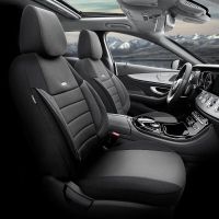 Καλύμματα Αυτοκινήτου Otom Pro Design Universal Βαμβακερό Ύφασμα Rachel / Δερματίνη Σετ Εμπρός / Πίσω 11 Τεμαχίων Μαύρο PRO-101
