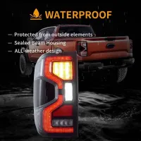 Πισινά Φανάρια Set Για Ford Ranger T9 2022+ Full Led Φιμέ VLand
