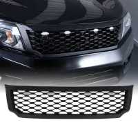 Μάσκα Για Nissan Navara D23 NP300 15-20 Badgeless Μαύρη Ματ Με Led