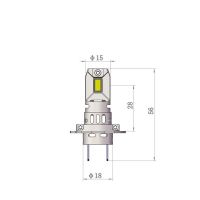 Λάμπες Led H7 M-Tech LSPROSHD7 24volt 46watt Smart Pro Series 6000k 2 Τεμάχια