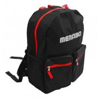 MENABO ΣΑΚΙΔΙΟ ΤΑΞΙΔΙΟΥ BACKPACK 20Lt 43x30x15 ΜΑΥΡΟ-ΚΟΚΚΙΝΟ MENABO