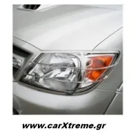 Toyota HiLux(VIGO) Προστατευτικές Γρύλιες Εμπρόσθιων Φανών