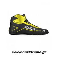 Sparco K-Pole Αγωνιστικά Παπούτσια Kart 001269NRGF Μαύρο/Κίτρινο