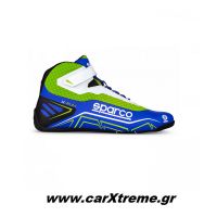 Sparco K-Run Αγωνιστικά Παπούτσια Kart 001271AZVF Μπλε/Πράσινο