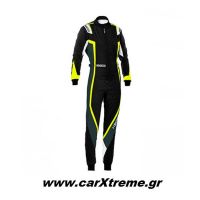 Sparco Φόρμα Kart Kerb Lady 002341LNRGF Μαύρο/Κίτρινο